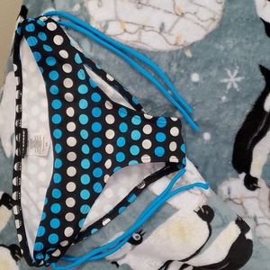 Joe Boxer - Blue silver and black bikini bottoms.